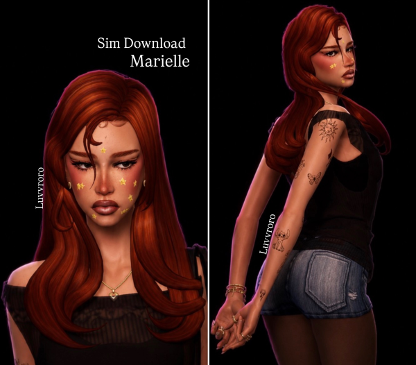 Maxis Match Marielle by simsfinds - The Sims 4 Custom Content