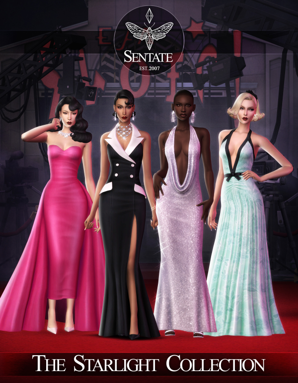 Maxis Match SENTATE The Starlight Collection by simsfinds - The Sims 4 Custom Content