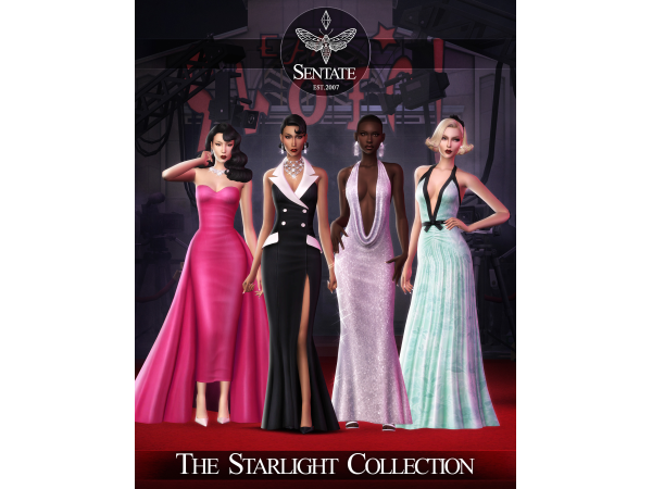 Maxis Match SENTATE The Starlight Collection - The Sims 4 Custom Content