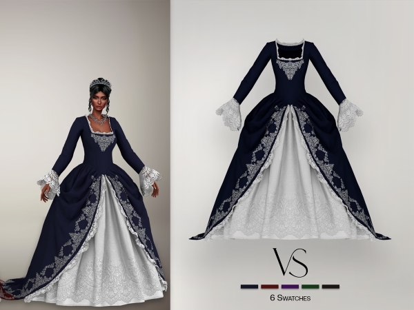 Alpha Grace Dress - The Sims 4 Custom Content