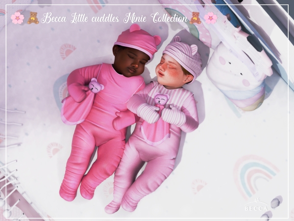 Alpha Becca Little cuddles Set - The Sims 4 Custom Content
