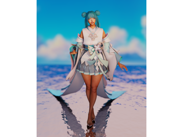 Maxis Match 4x Dresses by simsonico - The Sims 4 Custom Content