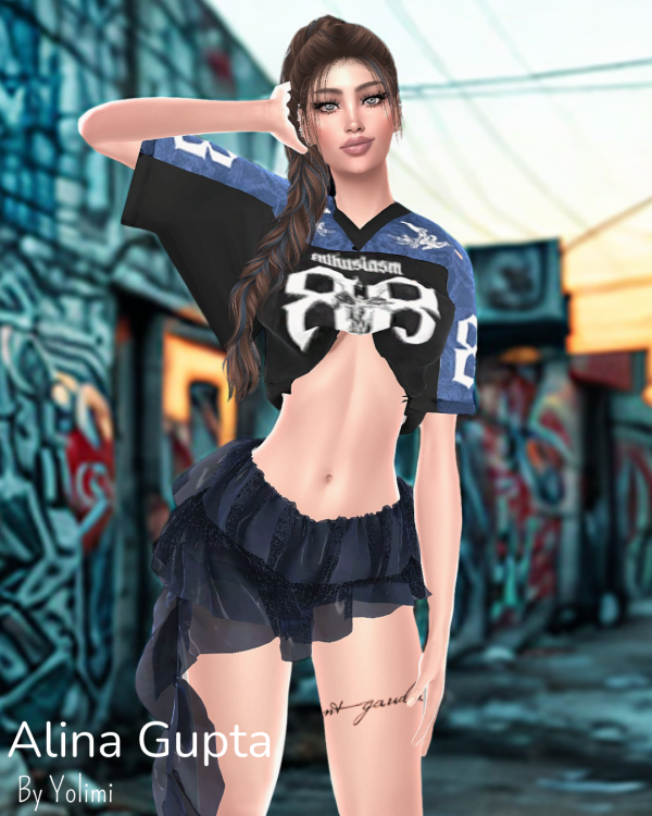 Alpha Alina by yolimi - The Sims 4 Custom Content