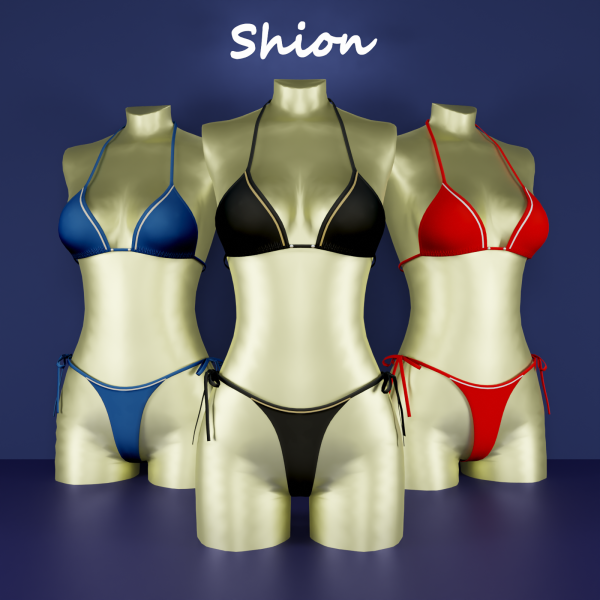 Alpha Shion Elda Bikini Set by shion_sims - The Sims 4 Custom Content