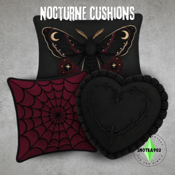 Maxis Match Nocturne Cushions by simsfinds - The Sims 4 Custom Content