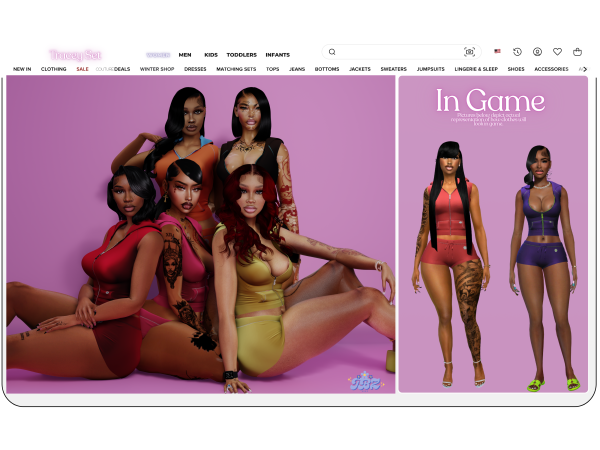 Alpha Tracey Set by TBZSimz - The Sims 4 Custom Content