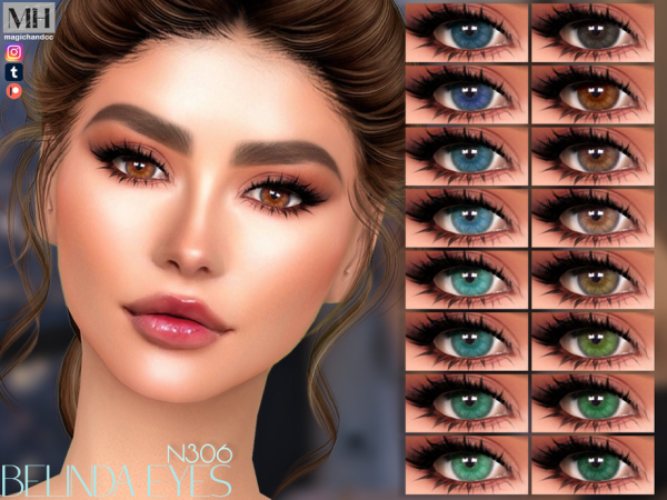 Alpha Belinda Eyes by MagicHand - The Sims 4 Custom Content