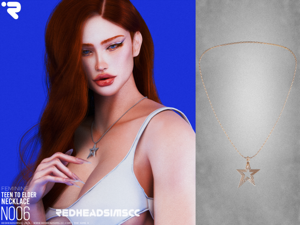 Alpha AF NECKLACE N006 - The Sims 4 Custom Content