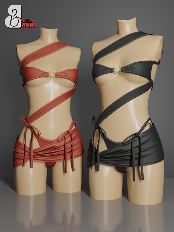 Alpha illionProject Bensina Lingerie by billion_project666 - The Sims 4 Custom Content