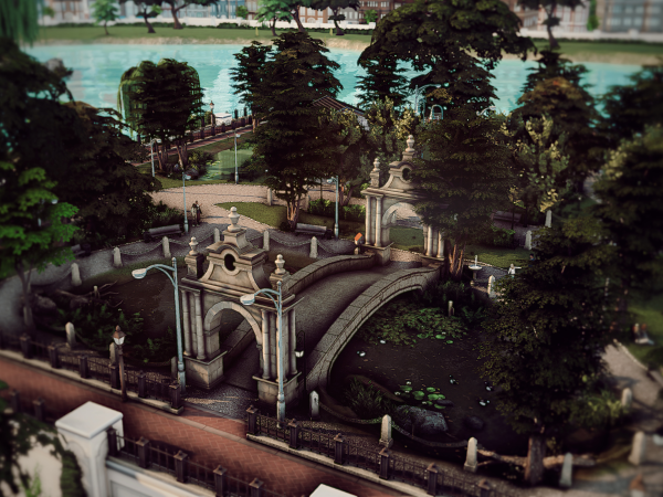 Maxis Match San Myshuno Central Park - The Sims 4 Custom Content
