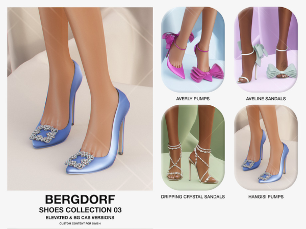 Alpha Bergdorf Hangisi Pumps by VentaStudio - The Sims 4 Custom Content