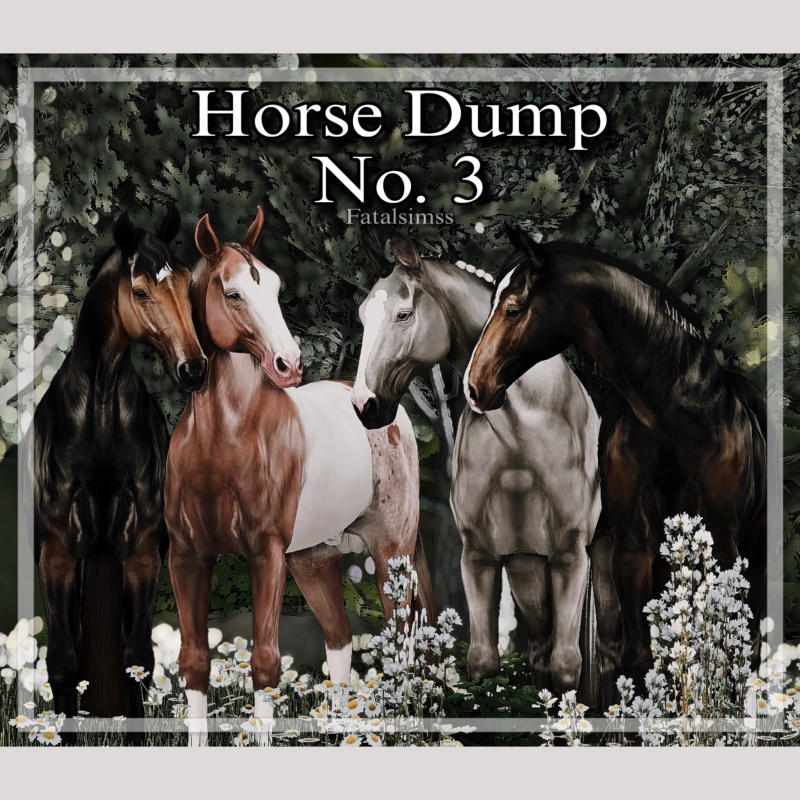 Alpha Horse Dump No 3 - The Sims 4 Custom Content