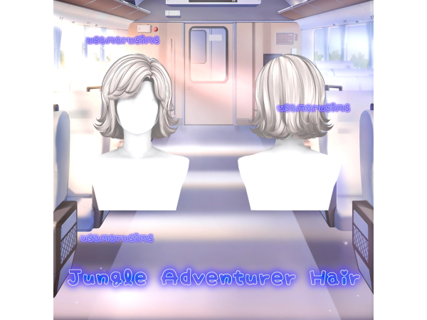 Maxis Match Jungle Adventure Hair by usamarusims - The Sims 4 Custom Content