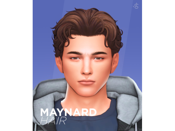 Maxis Match Maynard Hair by johnnysims - The Sims 4 Custom Content