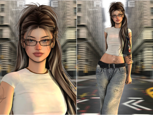 Alpha renee by simstry - The Sims 4 Custom Content