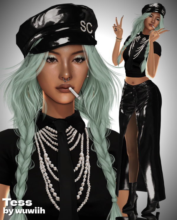 Alpha Tess by simsfinds - The Sims 4 Custom Content