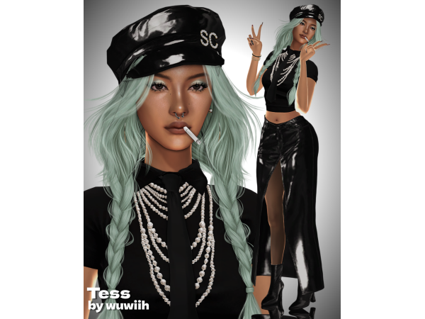 Alpha Tess by wuwiih01 - The Sims 4 Custom Content
