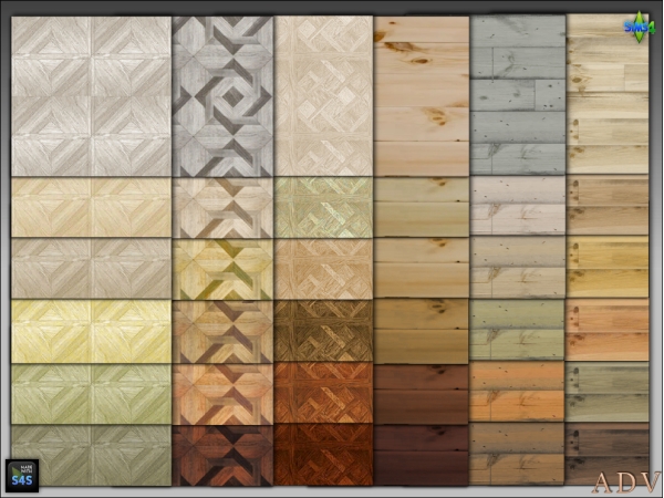Alpha Wooden floors - The Sims 4 Custom Content