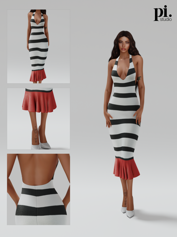 Alpha Zendaya's Dress London After Party (Early Acess) by admpietros - The Sims 4 Custom Content