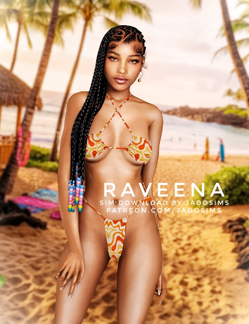Alpha Raveena (Sim Download) by shopwithflynnn - The Sims 4 Custom Content