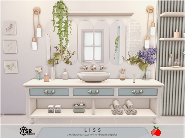 Mix Liss bathroom - The Sims 4 Custom Content