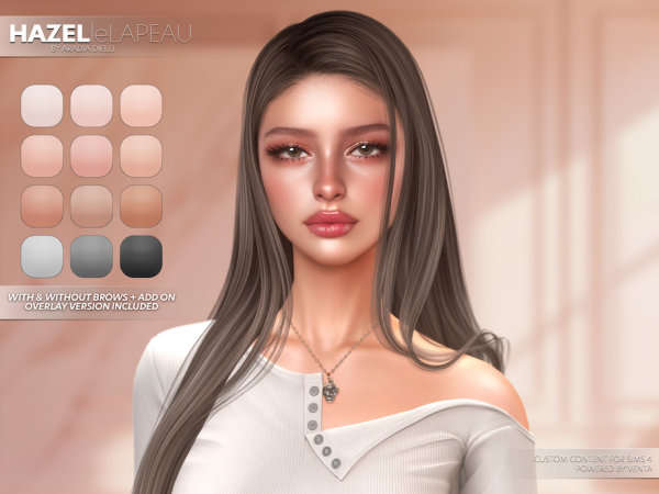 Alpha leLAPEAU Hazel Skin and Overlay by VentaStudio - The Sims 4 Custom Content