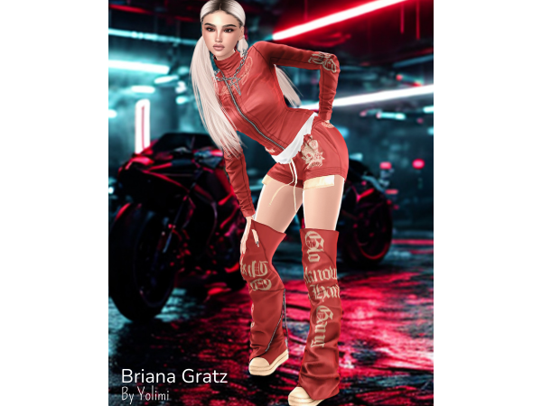 Alpha RIANA GRATZ by YOLIMI - The Sims 4 Custom Content