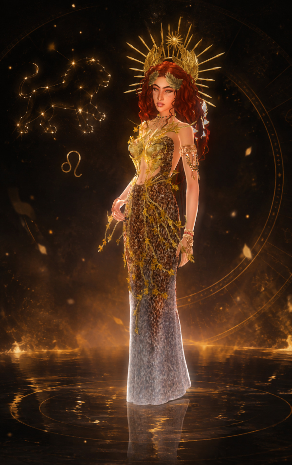 Alpha Zodiac Signs Leo by simsfinds - The Sims 4 Custom Content