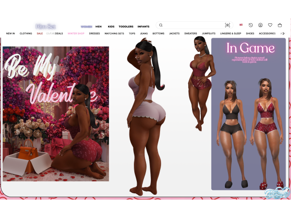 Alpha Kim Set by TBZSimz - The Sims 4 Custom Content