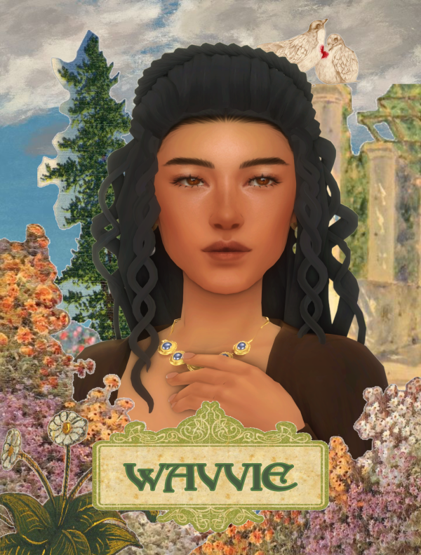Maxis Match gwen hair by simsfinds - The Sims 4 Custom Content
