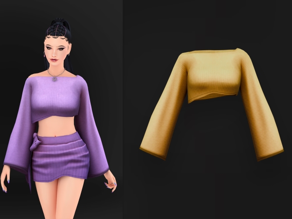 Maxis Match Murphy Top - The Sims 4 Custom Content