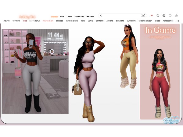 Alpha Ashley Set by TBZSimz - The Sims 4 Custom Content