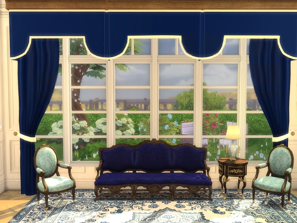 Alpha Elegant Curtains - The Sims 4 Custom Content