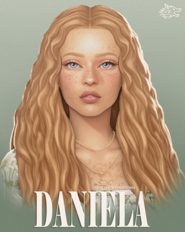 Maxis Match daniela hair by simsfinds - The Sims 4 Custom Content