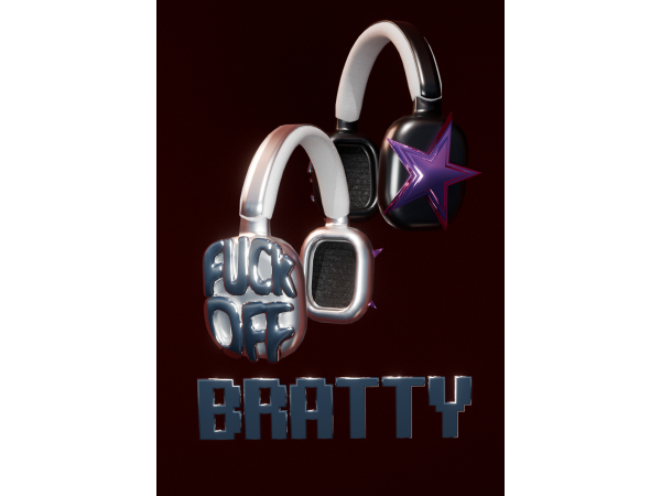 Alpha FckOff Headphones by brattycakes - The Sims 4 Custom Content