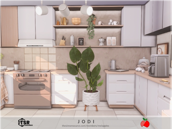 Mix Jodi kitchen - The Sims 4 Custom Content