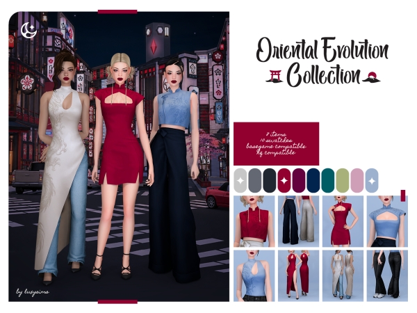 Maxis Match Oriental Evolution Collection by luxysims - The Sims 4 Custom Content