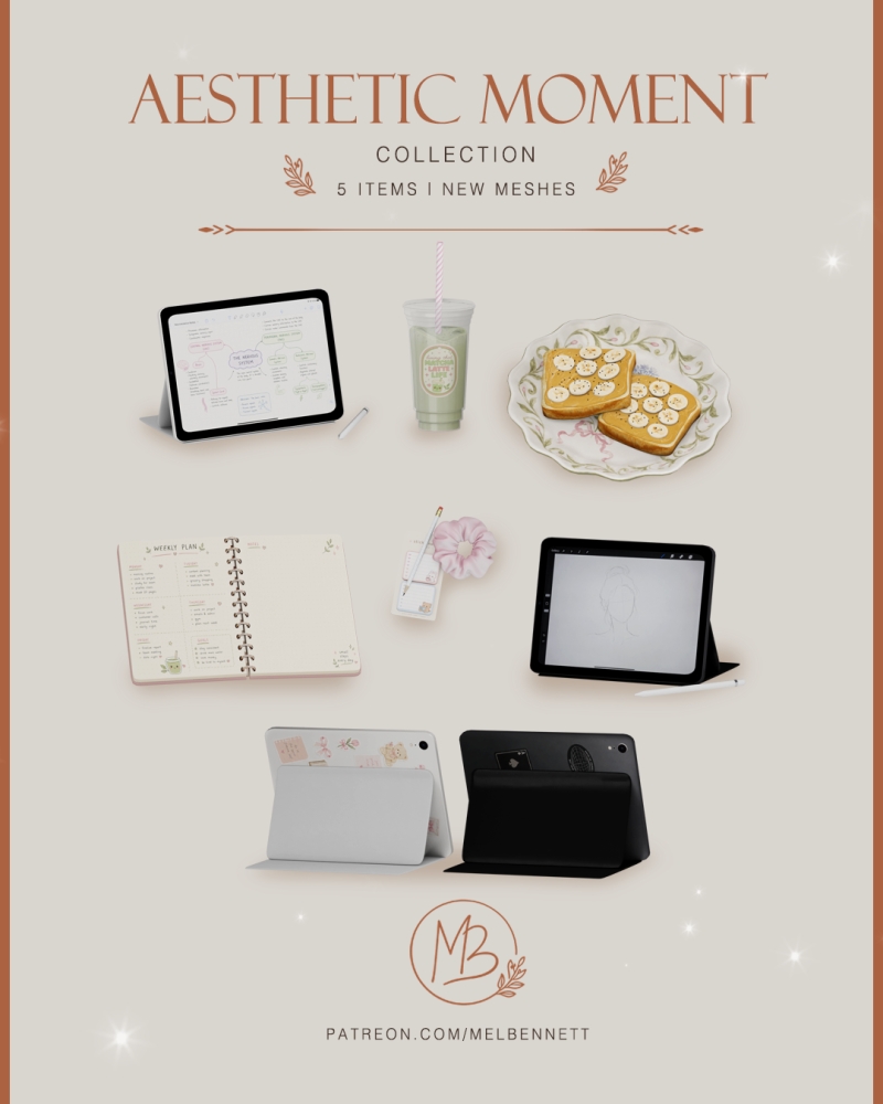 Mix Aesthetic Moment Collection by melbennett - The Sims 4 Custom Content