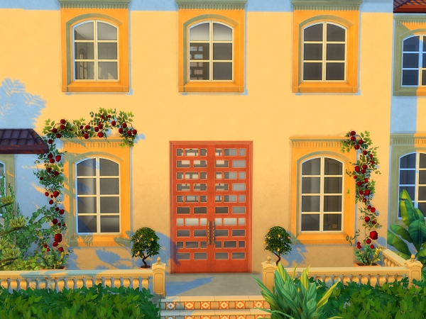 Sims 4 Alpha Ventanas CC: Marisol Build Set Part 1