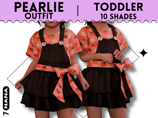 Maxis Match 7NANA (Pearlie) Outfit for Toddler - The Sims 4 Custom Content