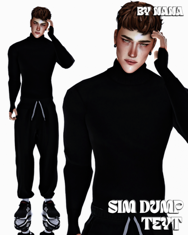 Alpha Teyt [ by simsfinds - The Sims 4 Custom Content