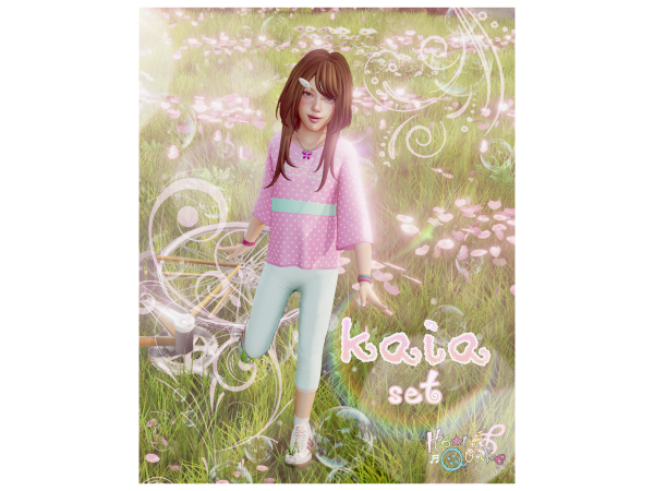 Maxis Match heartquake kaia set - The Sims 4 Custom Content