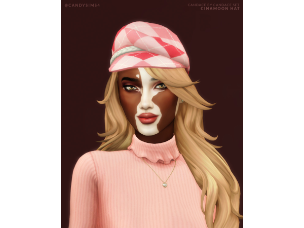 Maxis Match CXC CINAMOON HAT by candysims4 - The Sims 4 Custom Content