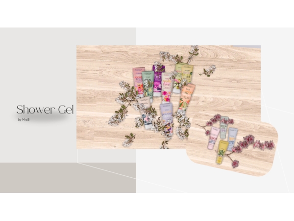 Alpha Shower Gel - The Sims 4 Custom Content