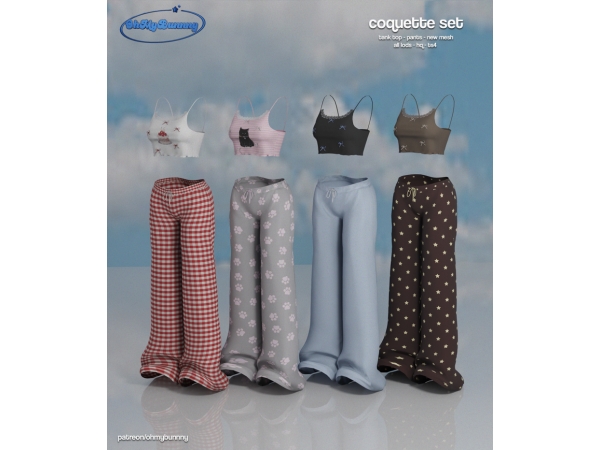 Alpha Coquette Set - The Sims 4 Custom Content