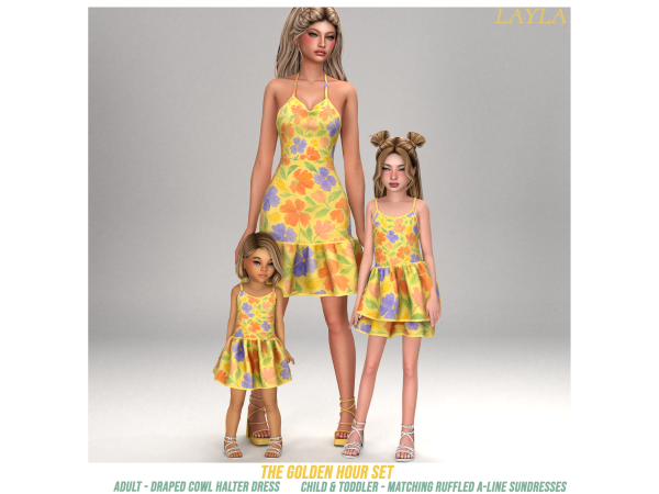 Alpha patreon The Golden Hour Set - The Sims 4 Custom Content