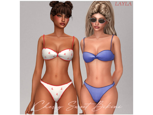 Alpha curseforge Cherry Sweet Bikini - The Sims 4 Custom Content