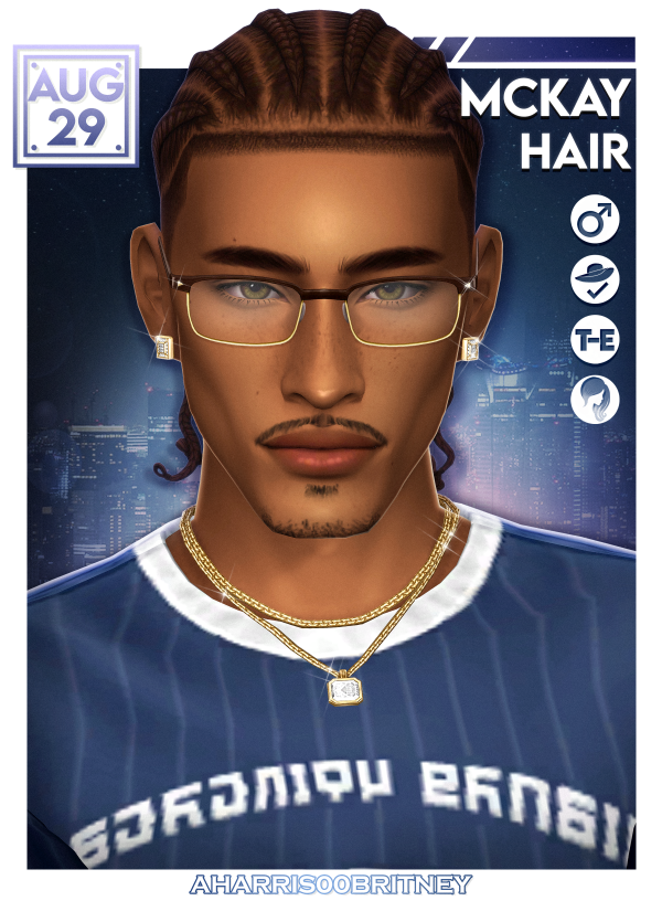 Maxis Match McKay Hair by simsfinds - The Sims 4 Custom Content