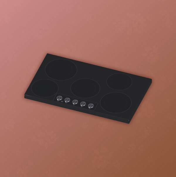 Alpha Grin Stove Top (Dream Home Decorator) by arwenkaboom - The Sims 4 Custom Content