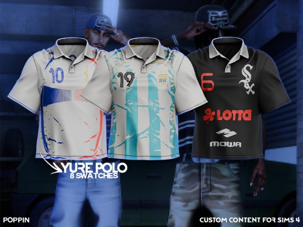 Alpha POPPIN Yure Polo (Standard Version) - The Sims 4 Custom Content